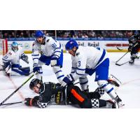 Wichita Thunder battle the Kansas City Mavericks