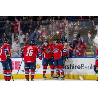 Springfield Thunderbirds celebrate win