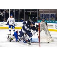 Worcester Railers battle the Trois-Rivieres Lions