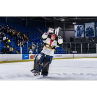 UBC Thunderbirds goaltender Cole Schwebius