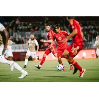 Phoenix Rising FC's Federico Varela in action