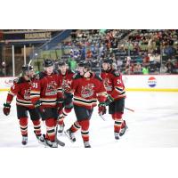 Tucson Roadrunners share a laugh