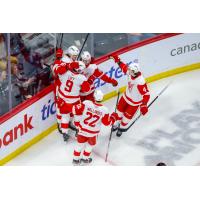 Grand Rapids Griffins celebrate win