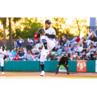 Charleston RiverDogs' Santiago Suarez on the mound