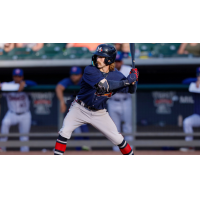 Mississippi Braves' Trey Riley at bat