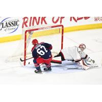 Hank Crone scores for the Allen Americans