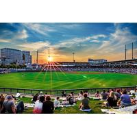 Sundown over ONEOK Field, home of the Tulsa Drillers