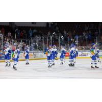 Wichita Thunder salutes the fans