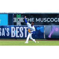 Tulsa Drillers' Brendon Davis in action