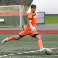 Halifax Wanderers goalkeeper Daniel Clarke