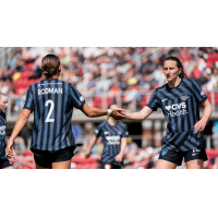 Washington Spirit forward Trinity Rodman and midfielder Andi Sullivan