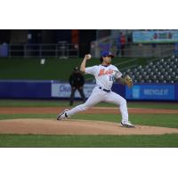 Syracuse Mets' Dom Hamel in action