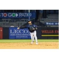 Tampa Tarpons' Roderick Arias in action