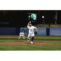 Biloxi Shuckers' Sam Carlson in action