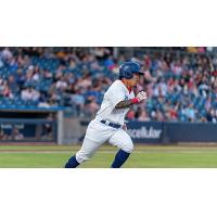 Tulsa Drillers' Yeiner Fernandez in action