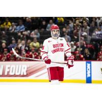 Forward Dylan Peterson with Boston University