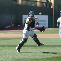 York Revolution catcher Paul Mondesi