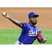 Tulsa Drillers' Sauryn Lao in action