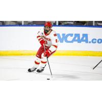 Defenseman Shai Buium with the University of Denver