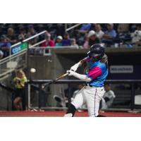 Pensacola Blue Wahoos at bat