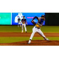 Montgomery Biscuits' Keyshawn Askew on the mound