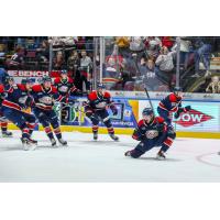 Saginaw Spirit's Calem Mangone on game night