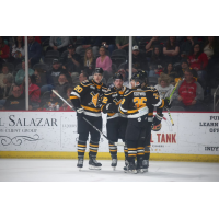 Wheeling Nailers Gather following a goal