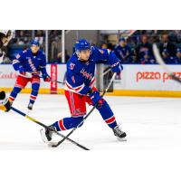 Kitchener Rangers defenceman Hunter Brzustewicz