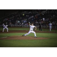 Biloxi Shuckers' Jacob Misiorowski in action