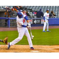 Syracuse Mets' J.D. Martinez at bat