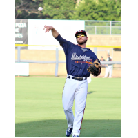 Riley Delgado with the Mississippi Braves