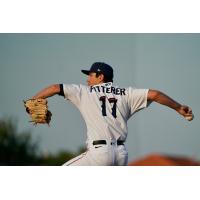 Pensacola Blue Wahoos' Evan Fitterer in action