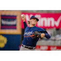 Mississippi Braves' Hurston Waldrep in action