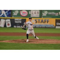 Somerset Patriots' Brock Selvidge on the mounde