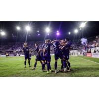 Louisville City FC celebrates win