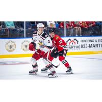 Grand Rapids Griffins center Nolan Stevens vs. the Rockford IceHogs