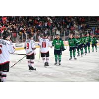 Maine Mariners congratulate Adirondack Thunder