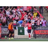 Atlético Ottawa's Rubén del Campo on game night