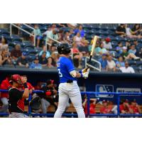 Biloxi Shuckers' Mike Boeve at bat