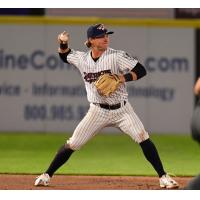 Somerset Patriots infielder Benjamin Cowles