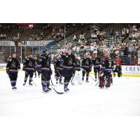 Tucson Roadrunners salute the crowd