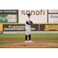 Somerset Patriots' Brock Selvidge on the mound