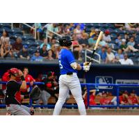 Biloxi Shuckers' Mike Boeve at bat