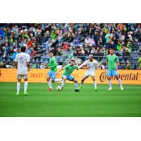 Seattle Sounders Battle the LA Galaxy