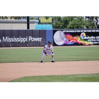 Biloxi Shuckers third baseman Mike Boeve