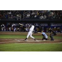 Biloxi Shuckers' Wes Clarke at bat