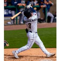 Tri-City Dust Devils' C Kevin Bruggeman at bat