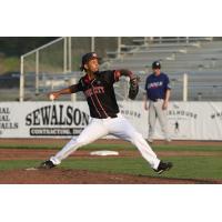 Sioux City Explorers' Braunny Munoz in action