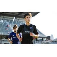 Owen Damm with Louisville City FC