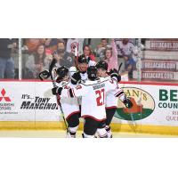 Adirondack Thunder celebrate win